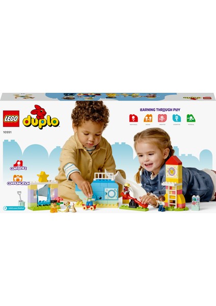 LEGO® DUPLO® Kasabası Rüya Oyun Parkı 10991 - 2 Yaş ve Üzeri Küçük Çocuklar Için Eğitici ve Yaratıcı Oyuncak Yapım Seti (75 Parça)