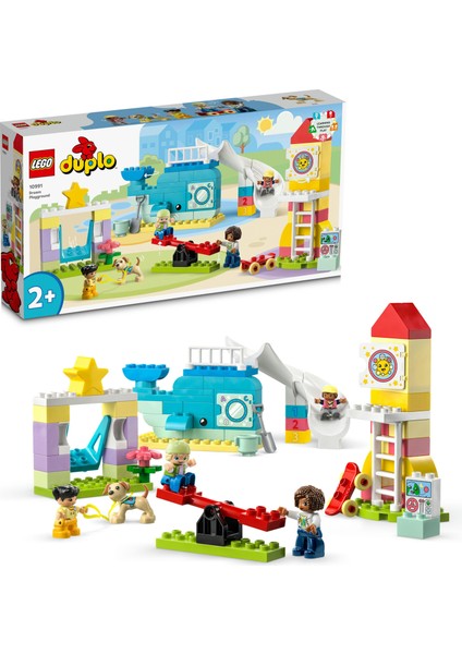 LEGO® DUPLO® Kasabası Rüya Oyun Parkı 10991 - 2 Yaş ve Üzeri Küçük Çocuklar Için Eğitici ve Yaratıcı Oyuncak Yapım Seti (75 Parça)