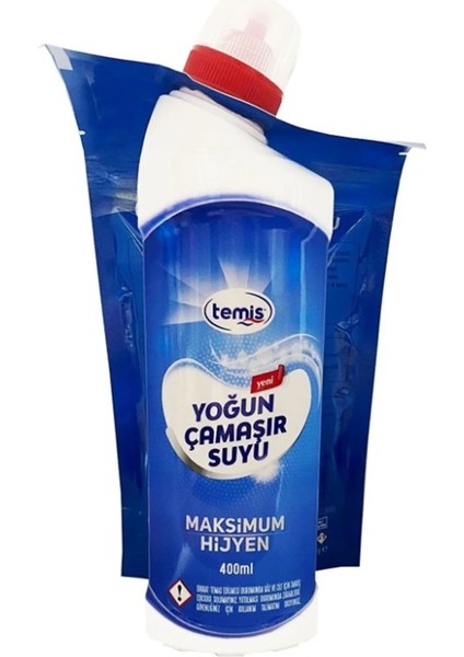 Yeni Nesil Yoğun Kıvam Konsantre Çamaşır Suyu (1 Paket=10 Şaset) = 4 Lt Eşdeğer + Şişe Hediye