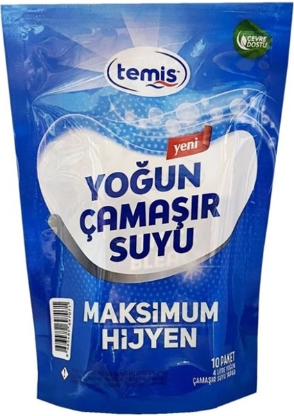 Yeni Nesil Yoğun Kıvam Konsantre Çamaşır Suyu (1 Paket=10 Şaset) = 4 Lt Eşdeğer + Şişe Hediye