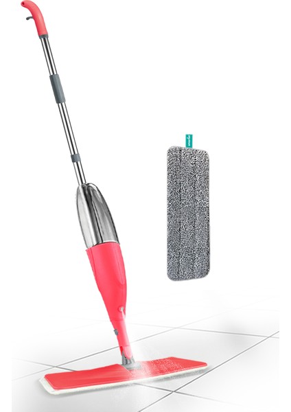 Shıny Sprey Mop+ Yedek Mop Somon