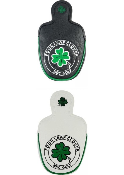 Gazechimp 2pcs Pu Golf Putter Kapak Yarım Mallet Kafa Kapağı Kulübü Baş Koruyucu (Yurt Dışından)