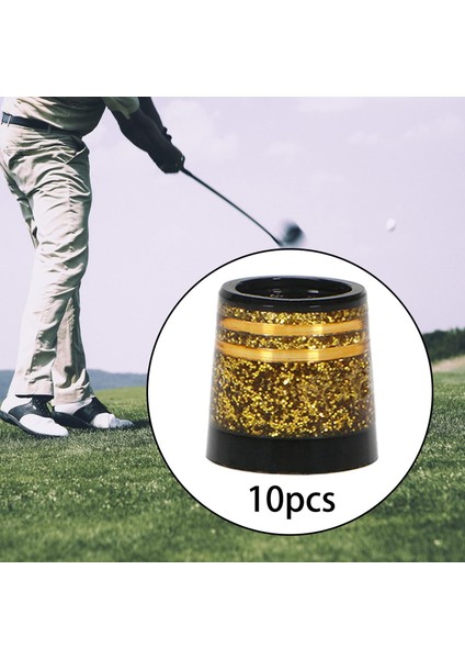 10X Konik Uç Golf Kulübü Demir Ferrules Kulüp Şaftları Aksesuarlar Demir Kama Altın (Yurt Dışından) fırsatları