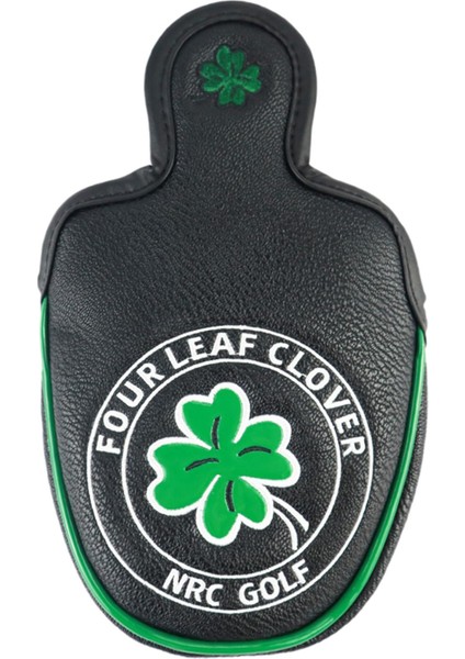 Golf Mallet Putter Kafa Kapağı ile Kapatma Siyahı (Yurt Dışından)