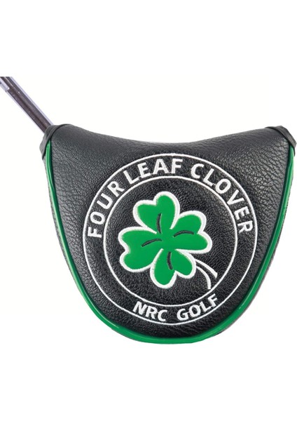 Golf Mallet Putter Kafa Kapağı ile Kapatma Siyahı (Yurt Dışından)