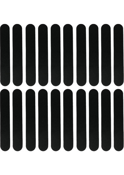 20 Lot 24CM Şapka Boyutu Kendi Kendinden Yapışkan Şerit Astar Nem Fitil Bant 20 Pcs Siyah (Yurt Dışından)