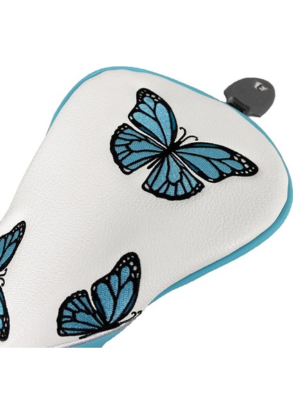 Kulüp Kafa Kapağı Kelebek Desen Golf Ahşap Başlık Taşıma Beyaz Ut (Yurt Dışından) fiyatları