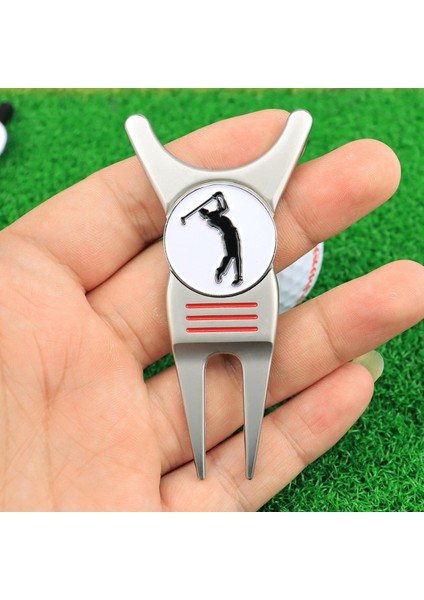Golf Onarım Aracı Çim Onarımı Yeşil Takım Aksesuarları Marker ile Eğitim (Yurt Dışından)