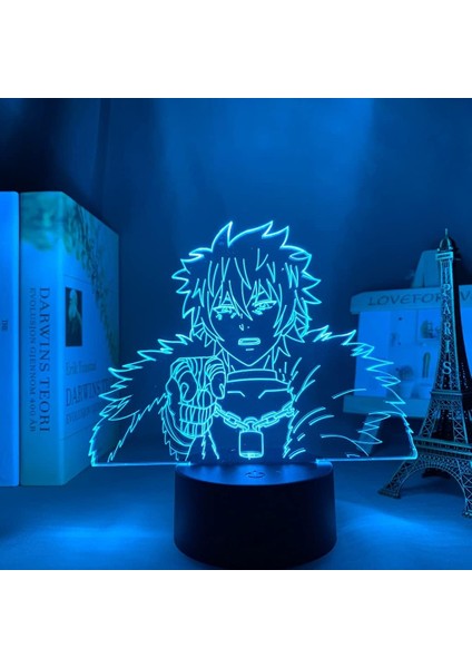 Saiki K Shun Kaidou Anime 3D Erkek Için Gece Lambası 16 Renkler Kız Odası Dekor Illusion LED Lamba USB Manga Saiki K Shun Kaidou Şekil Uygun Çocuklar Hayranlar Noel Hediyeleri (Yurt Dışından) fiyatları