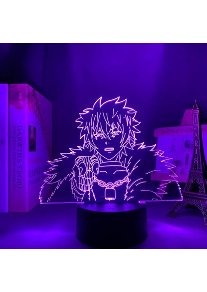 Saiki K Shun Kaidou Anime 3D Erkek Için Gece Lambası 16 Renkler Kız Odası Dekor Illusion LED Lamba USB Manga Saiki K Shun Kaidou Şekil Uygun Çocuklar Hayranlar Noel Hediyeleri (Yurt Dışından) modelleri