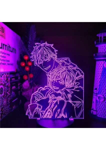 3D LED Illusion Lamba Sato Mafuyu Uenoyama Ritsuka Anime 3D Gece Işıkları Oyuncaklar Dekorasyon LED Figma Masa Lambası Dokunmatik Sensör Aydınlatma 7 Renkli Dokunmatik Pxjd (Yurt Dışından)
