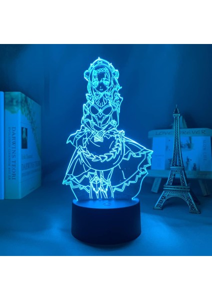 3D LED Işık Genshin Impact Noelle Akrilik LED Lamba Oyunu (Yurt Dışından) fiyatları