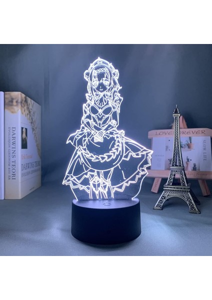 3D LED Işık Genshin Impact Noelle Akrilik LED Lamba Oyunu (Yurt Dışından) modelleri