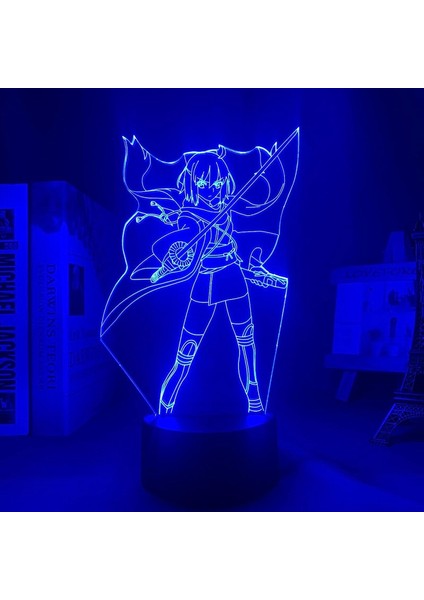 Kader Okita Souji LED Gece Lambası Yatak Odası Dekoru Için Gece Lambası Doğum Günü Hediyesi Anime 3D Lamba Okita Souji Kader Büyük Sipariş (Yurt Dışından)