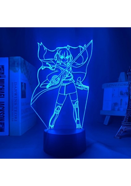 Kader Okita Souji LED Gece Lambası Yatak Odası Dekoru Için Gece Lambası Doğum Günü Hediyesi Anime 3D Lamba Okita Souji Kader Büyük Sipariş (Yurt Dışından)