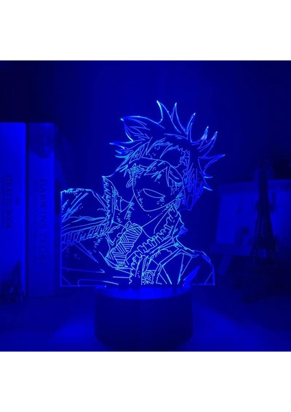 Gri Adam Allen Walker Anime 3D Erkek Için Gece Lambası 16 Renk Kız Odası Dekoru Illusion LED Lamba USB Manga Allen Walker Şekil Uygun Çocuklar Fanlar Yılbaşı Hediyeleri (Yurt Dışından)