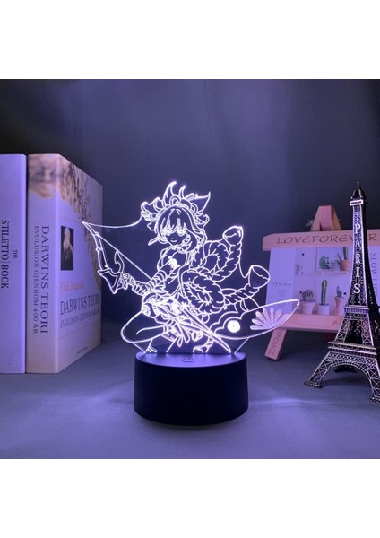 3D LED Lamba Yoimiya Genshin Etkisi Çocuklar Için Yatak Odası Dekorasyonu Çocuk Doğum Günü Hediyesi Odası Dekoru Genshin Etkisi LED Işık Başucu (Yurt Dışından) fırsatları