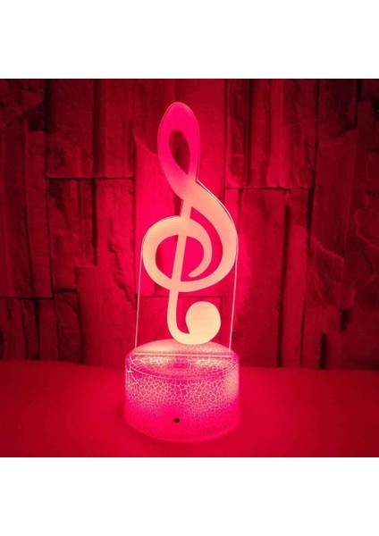 Çocuklar Için 3D Gece Lambası, 3D Not Şekli Illüzyon Gece Lambası, Zamanlama Uzaktan Kumandalı Dekor Lambası Yeni Yıl Tatili Çocuklar Için Noel Doğum Günü Hediyeleri Çocuk Genç (Yurt Dışından)