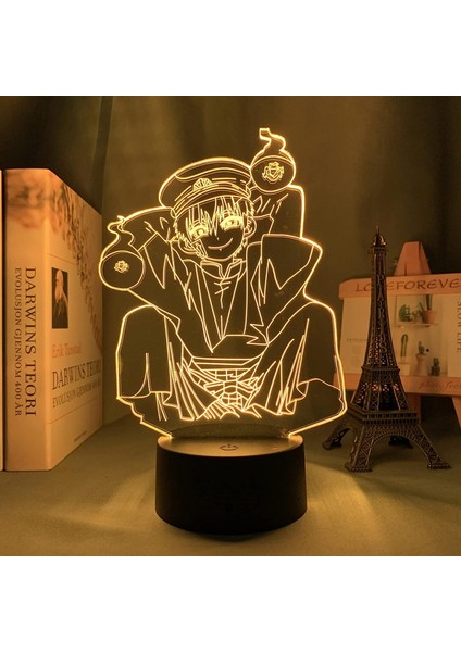 Anime 3D Lamba Tuvalet Bağlı Hanako Kun Yatak Odası Dekoru Için Gece Lambası Çocuklar Için Doğum Günü Hediyesi Manga Gadget LED Gece Lambası Başucu (Yurt Dışından)