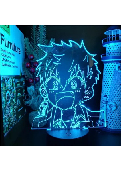 Tuvalet Bağlı Hanako Kun Minamoto Kou 3D Illusion Lamba Akrilik Çocuklar Için Yatak Odası Dekoru Anime Masa Lambası Çocuklar Için Noel Hediyeleri, Erkek, Kız Pxjd (Yurt Dışından)