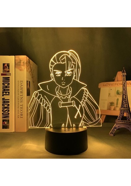 Yedi Ölümcül Günah Jericho LED Gece Lambası Ev Yatak Odası Dekoru Için Manga Gece Lambası Anime Hediye Masa 3D Lamba Jericho Gadget (Yurt Dışından)