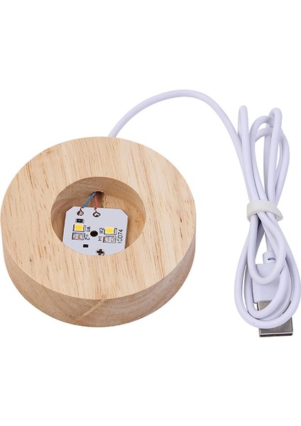 3D Evren Sistemi Kristal Top Gece Lambası Sıcak Beyaz Gece Işıkları Topu Ahşap Taban ile Masa Topu Lambası Noel Cadılar Bayramı Şükran Günü Dekoru Için (Yurt Dışından)