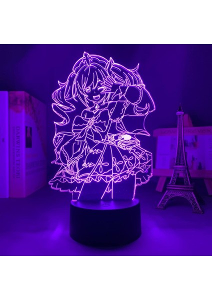 3D LED Işık Lambası Genshin Impact Barbara Akrilik LED Lamba Oyunu (Yurt Dışından)