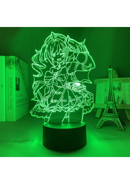 3D LED Işık Lambası Genshin Impact Barbara Akrilik LED Lamba Oyunu (Yurt Dışından) fırsatları