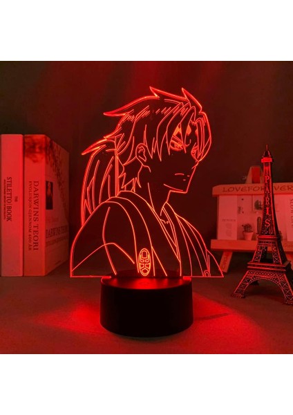 Kakuriyo Yatak Anime 3D Gece Lambası Boy Için 16 Renk Kız Odası Dekor Illusion LED Lamba USB Manga Kakuriyo Yatak Figürü Uygun Çocuklar Fanlar Yılbaşı Hediyeleri (Yurt Dışından) fırsatları