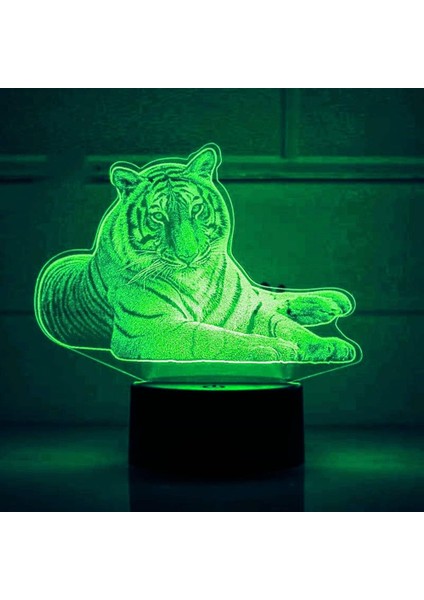 3D Kaplan Gece Lambası Dekor Masa Danışma Optik Illusion Lambalar 16 Renk Değiştirme Işıkları LED Masa Lambası Noel Ev Aşk Doğum Günü Çocuk Çocuk Dekor Oyuncak Hediye (Yurt Dışından)