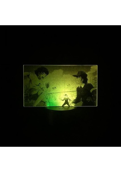 Hayranları Için Anime Kaptan Tsubasa 3D Gece Lambası 16 Renkler Dekor Illusion Uzaktan Kumandalı LED Lamba, Manga Ozora Şekil Noel Hediyesi Oyuncaklar Çocuklar/erkekler (Yurt Dışından)