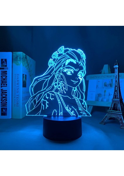 Anime LED Işık Iblis Avcısı Kimetsu Hiçbir Yaiba Çocuk Odası Için Dekorasyon Aydınlatma Doğum Günü Hediyesi Manga 3D Lamba (Yurt Dışından)