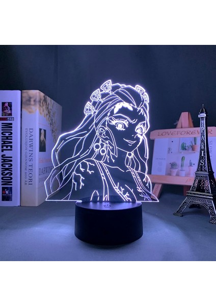 Anime LED Işık Iblis Avcısı Kimetsu Hiçbir Yaiba Çocuk Odası Için Dekorasyon Aydınlatma Doğum Günü Hediyesi Manga 3D Lamba (Yurt Dışından) fırsatları