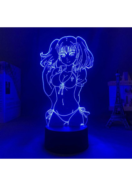 Anime 3D Lamba Yedi Ölümcül Günah Diane Gece Lambası Yatak Odası Dekorasyonu Için Nanatsu Hiçbir Manga LED Işık Doğum Günü Hediyesi (Yurt Dışından)