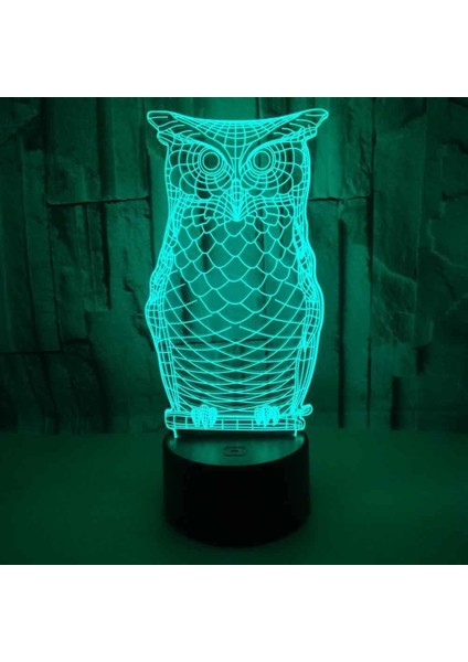 Çocuklar Için 3D Gece Lambası, 3D Baykuş Hayvan Illusion Gece Lambası, Zamanlama Uzaktan Kumandalı Dekor Lambası Yeni Yıl Tatili Çocuklar Için Noel Doğum Günü Hediyeleri Çocuk Genç (Yurt Dışından) fırsatları