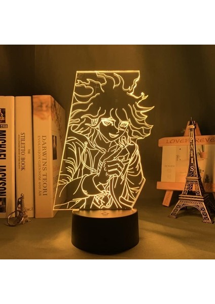 Çocuklar Için Gece Lambası, 3D Illüzyon Gece Lambası, Renk Değişimi Gece Lambası 3D LED Gece Lambası Ev Geliştirme Işığı Için 7 Renkli Işık ile Sürme Inanılmaz Görsel Optik Illüzyon (Yurt Dışından)