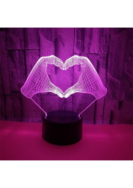 3D Kuğu Şekilli Gece Lambaları, Küçük Görsel Sevgililer Yaratıcı 3D Lamba Atmosfer Masa Gündüz LED Işığı Yeşil Işık (P, Tek Beden) (Yurt Dışından)