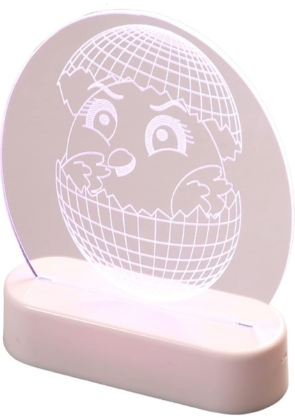 3D Tavşan Paskalya LED Gece Lambası,gece Lambası 3D Görsel Efekt Narin Çekici Akrilik Kırık Civciv Sıcak Beyaz Işık Paskalya LED Gece Lambası Ev Masası Dekoru 1 B (Yurt Dışından) fiyatları