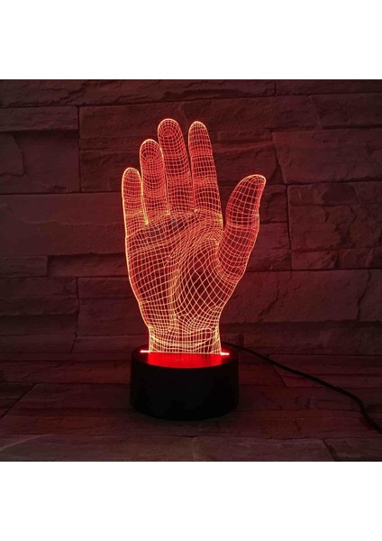 Çocuklar Için 3D Gece Lambası, 3D Palm Desenli Illüzyon Gece Lambası, Zamanlamalı Uzaktan Kumandalı Dekor Lamba Yeni Yıl Tatili Çocuklar Için Noel Doğum Günü Hediyeleri Çocuk Genç (Yurt Dışından)