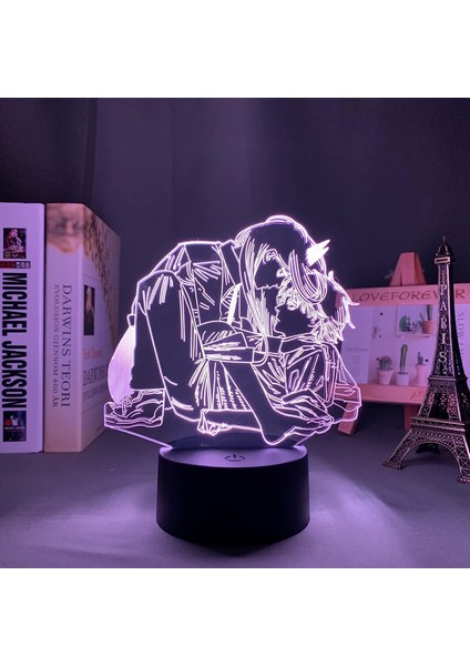 Anime LED Gece Lambası Testere Adam Denji ve Güç Çocuklar Için Yatak Odası Dekorasyon Doğum Günü Hediyesi Başucu Akrilik 3D Lamba Manga (Yurt Dışından) fırsatları