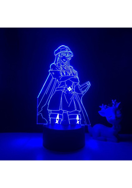 Anime 3D Lamba Akame Ga Öldür LED Gece Lambası Odası Dekor Için Gece Lambası Doğum Günü Hediyesi Manga Akame Ga Öldür Neon Işık (Yurt Dışından)