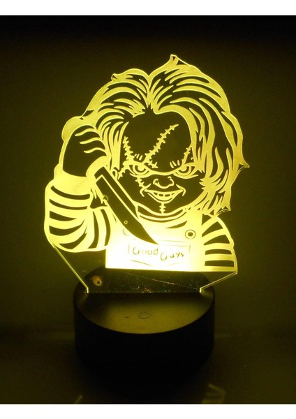 Tıknaz Göğüs 6.5" Özel Çocuk Oyuncağı Lazer Oyma 3D Akrilik Renk Değiştiren LED Gece Işığı Lambası (Yurt Dışından) fiyatları