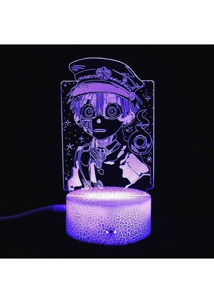 Hayranları Için Anime Tuvalet Bağlı 3D Gece Lambası 16 Renkler Dekor Illusion Uzaktan Kumandalı LED Lamba, Manga Tuvalet Bağlı Şekil Noel Hediyesi Oyuncaklar Çocuklar/erkekler (Yurt Dışından)