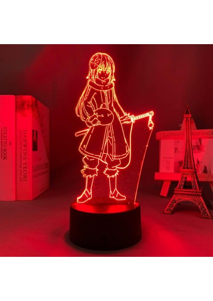 Bir Balçık Olarak Anime 3D Erkek Için Gece Lambası 16 Renk Kız Odası Dekoru Illusion LED Lamba USB Manga Rimuru Isekai Ranga Şekil Uygun Çocuklar Hayranlar Yılbaşı Hediyeleri (Yurt Dışından) fiyatları