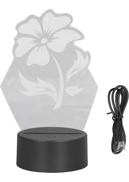 3D Gece Lambası, Gece Lambası Lambası USB Şarjı Başucu Için Yatak Odası Için Benzersiz Tasarım (Yurt Dışından) fiyatları