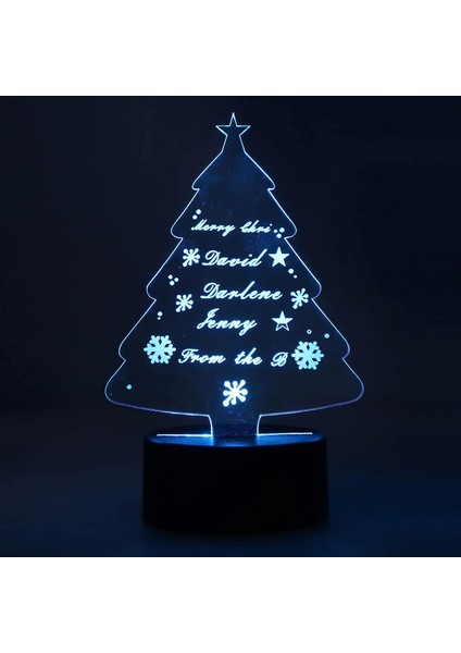 3D Gece Lambası 7 Renk Dokunmatik Kontrol 3D Ağaç Lambası USB Şarj, Akülü Gece Lambası Çocuklar Için Serin Oda Iç Dekorasyon (Yurt Dışından) modelleri