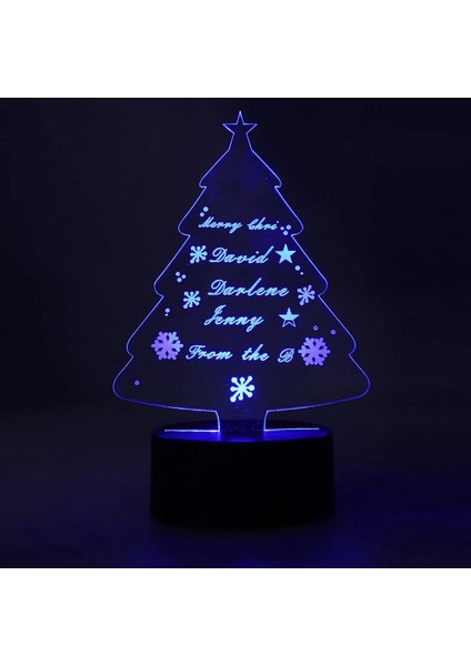 3D Gece Lambası 7 Renk Dokunmatik Kontrol 3D Ağaç Lambası USB Şarj, Akülü Gece Lambası Çocuklar Için Serin Oda Iç Dekorasyon (Yurt Dışından) indirimleri