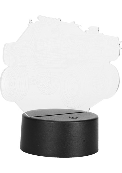Off?road Araç 3D Gece Lambası Işığı Dokunmatik Anahtar USB Pil Yaratıcı Görsel Aydınlatma LED Sanat Işık Dekorasyonu (Yurt Dışından)