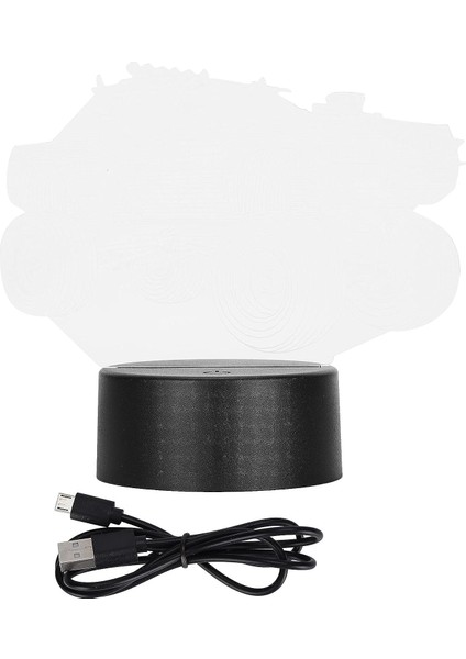 Off?road Araç 3D Gece Lambası Işığı Dokunmatik Anahtar USB Pil Yaratıcı Görsel Aydınlatma LED Sanat Işık Dekorasyonu (Yurt Dışından) modelleri