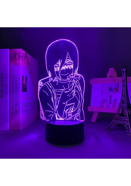 3D LED Lamba Anime Testere Adam Bayan Yatak Odası Dekoru Çocuklar Için Doğum Günü Hediyesi Manga Testere Adam LED Işık Başucu (Yurt Dışından)